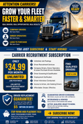 CDL Driver Recruitment Subscription for Carriers – $34.99/Month | Class A Job Plug